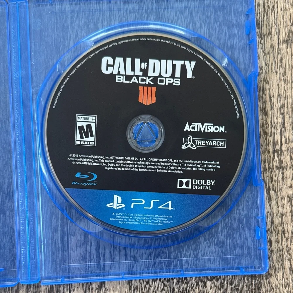Sony PS4 Call of Duty Black Ops Game - Blue Case